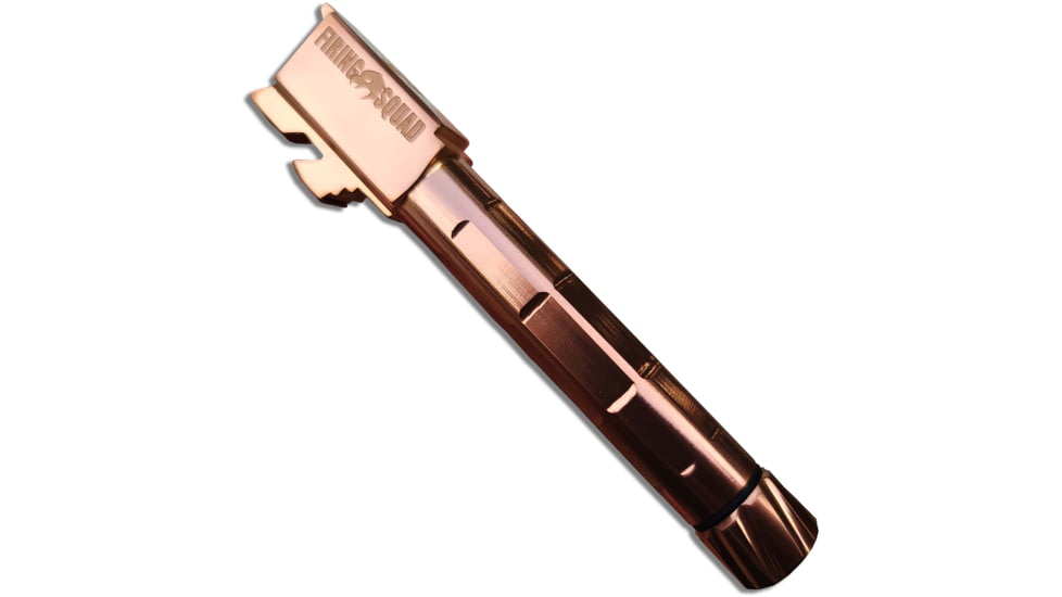 Firing Squad Firearms Glock 19, 19X, 45 Threaded Polished Barrel, Copper, Glock 19/19x/45, 402, EDEMO1