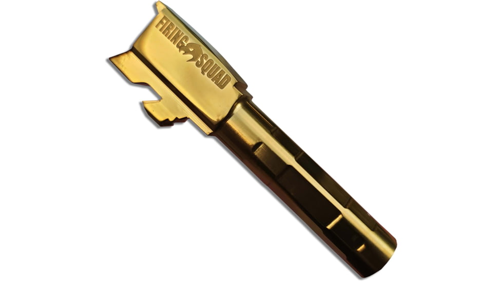 Firing Squad Firearms Glock 43, 43X Non-threaded Polished Barrel, Gold, Glock 43/43x, 417