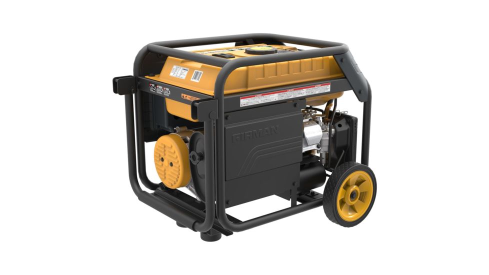 Firman Power and Equipment 4550/3650 Watt Dual Fuel Electric Start Generator, cETL, CARB, Yellow FGH03651