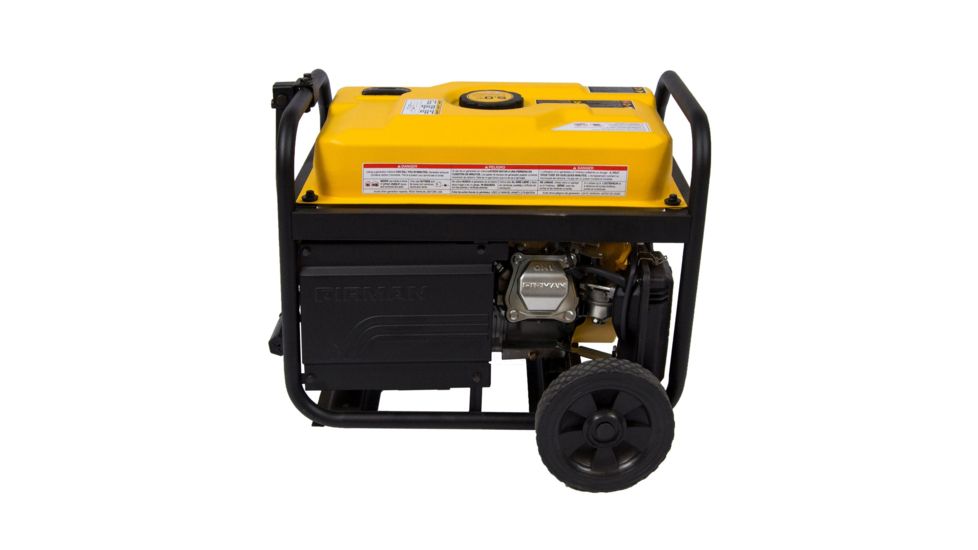 Firman Power and Equipment 4550/3650 Watt, Gas Powered Performance Portable Generator w/Wheel Kit and Extended Run Time, Black P03602
