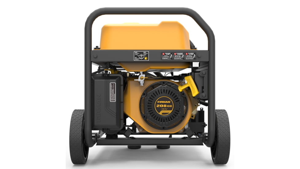 Firman Power and Equipment 4550/3650 Watt Gas Remote Start Generator, CARB, Yellow FGP03608