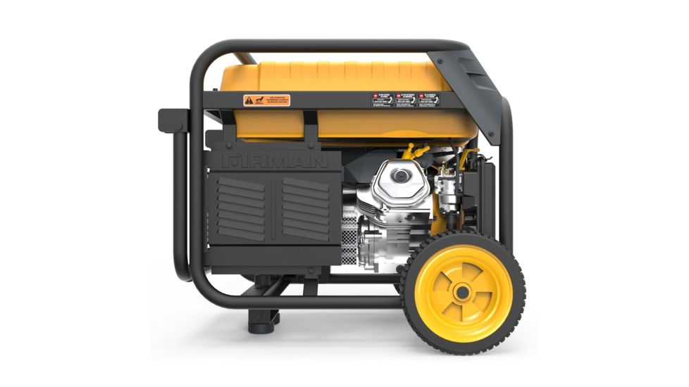 Firman Power and Equipment 7100/5700 Watt Dual Fuel Electric Start Generator, cETL, Yellow FGH05753