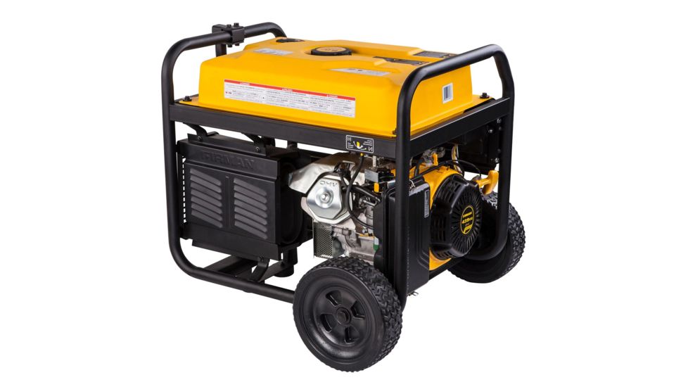 Firman Power and Equipment 7125/5700 Watt 120/240 V Gas Remote Start Generator, cETL, Yellow FGP05703