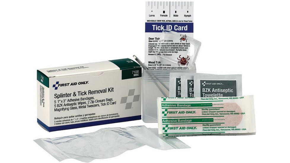 First Aid Only Splinter and Tick Removal Kit