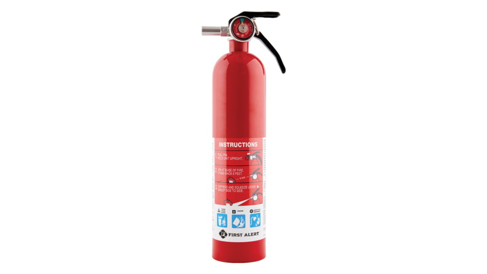 First Alert General Purpose Fire Extinguisher 1-A 10-B C, Red, FE1A10GOA
