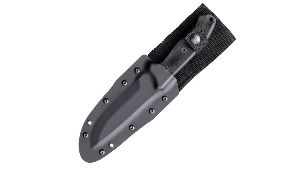 First Edge Elite Field Fixed Blade Knife Fine Edge, Elmax Bead Blast Blade, Coarse Black 5150-BBB