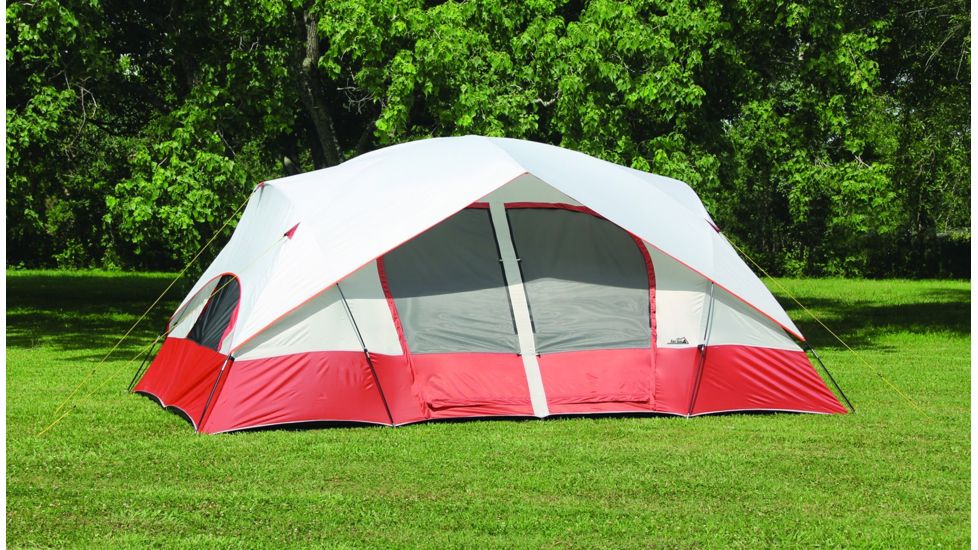 First Gear Bull Canyon 2 Room 8 Person Cabin Dome Tent 15x9x74in 66401