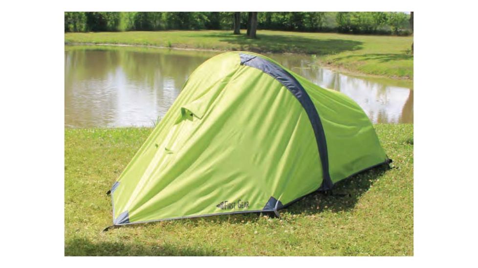 First Gear Cliffhanger II 3 Season Backpacking Tent,2 Person 66402
