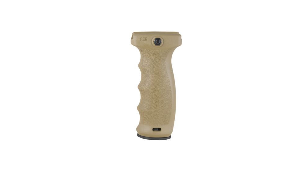 Mission First Tactical MFT React Ergonomic Vertical Grip -Scorched Dark Earth REGSDE