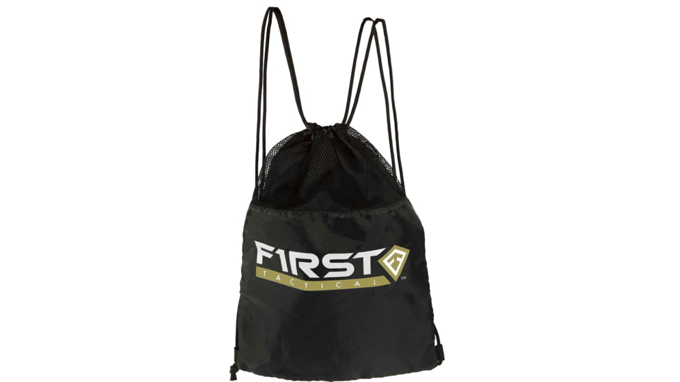 First Tactical Cinch Bag, Black, 195015-019-1SZ