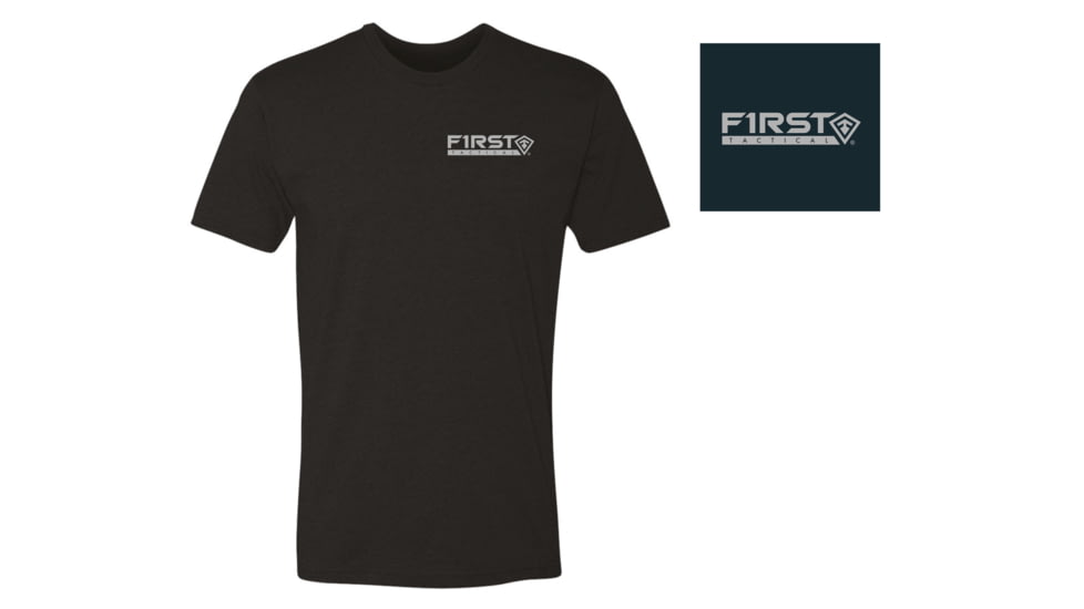 First Tactical Flag Angled T-Shirt - Men's, Extra Small, Navy, 112533-724-XS