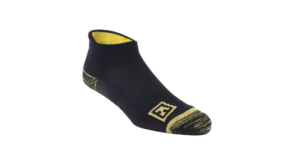 First Tactical Low Cut Cotton Duty Socks, 3 Pack, Black, Large/Extra Large, 160007-019-L/XL