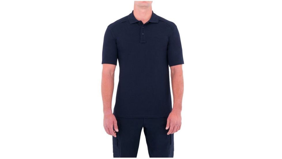 First Tactical Mens Cotton S/S Polo, Midnight Navy, 4XL Regular 112505-729-4XL-R