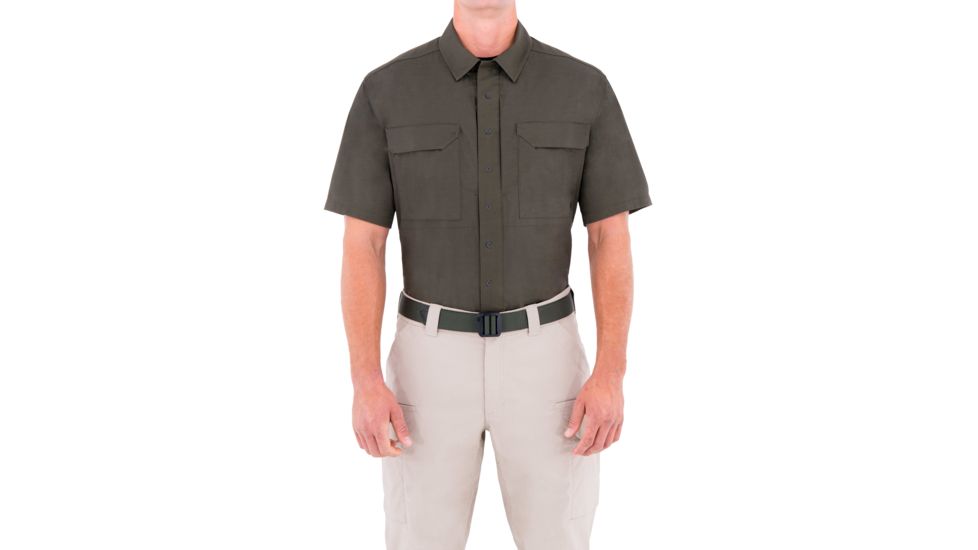 First Tactical Mens Spclst Tctcl S/S Shirt, OD Green, XXL Regular 112003-830-XXL-R