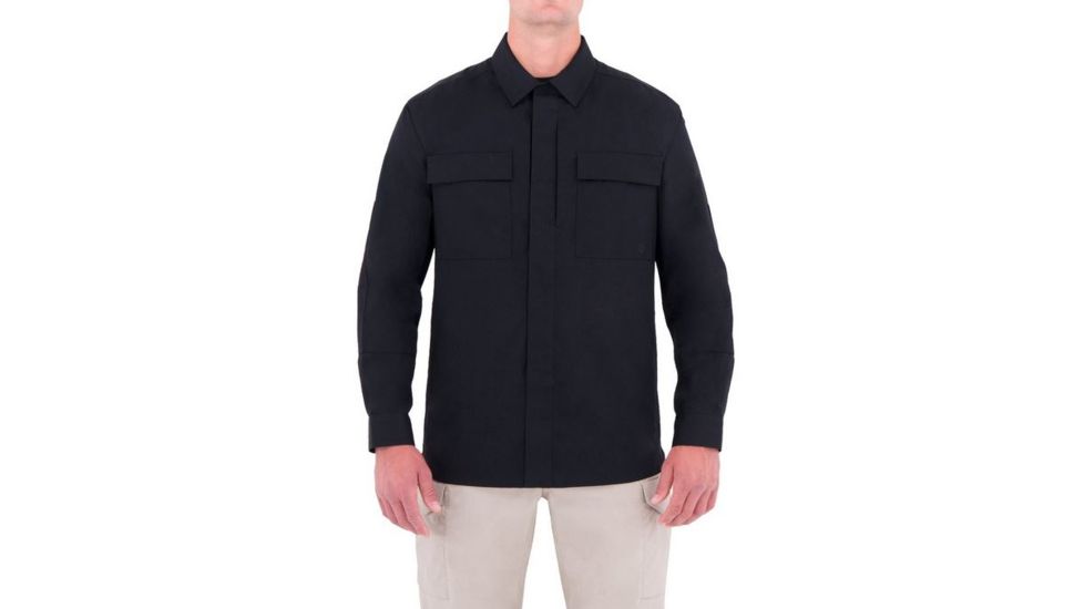 First Tactical Mens Specialst Bdu Ls Shrt, Black, 4XL Regular 111002-019-4XL-R