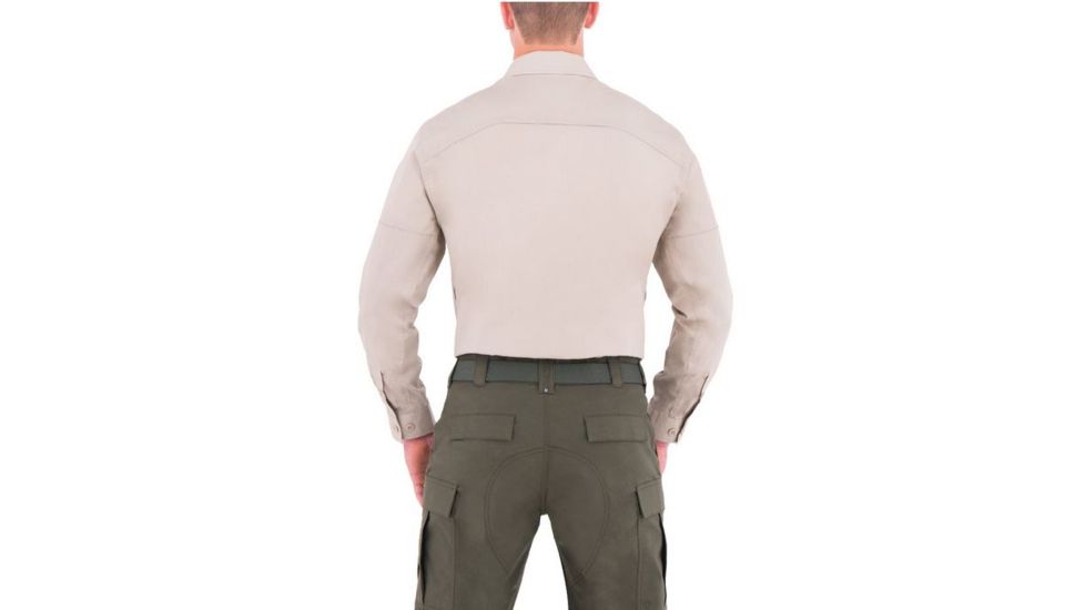 First Tactical Mens Specialst Bdu Ls Shrt, Khaki, 4XL Regular 111002-055-4XL-R