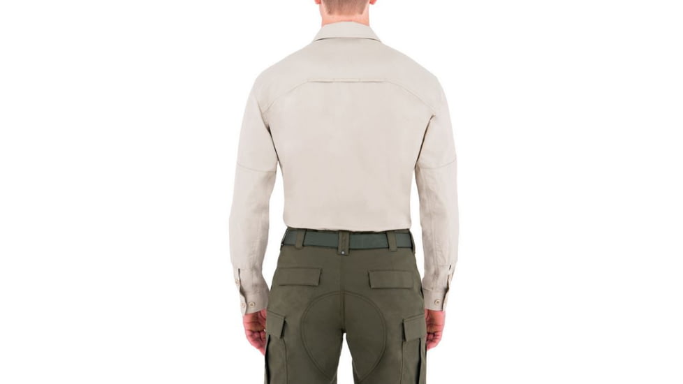 First Tactical Mens Tactix L/S Bdu Shirt, Khaki, 4XL Regular 111001-055-4XL-R