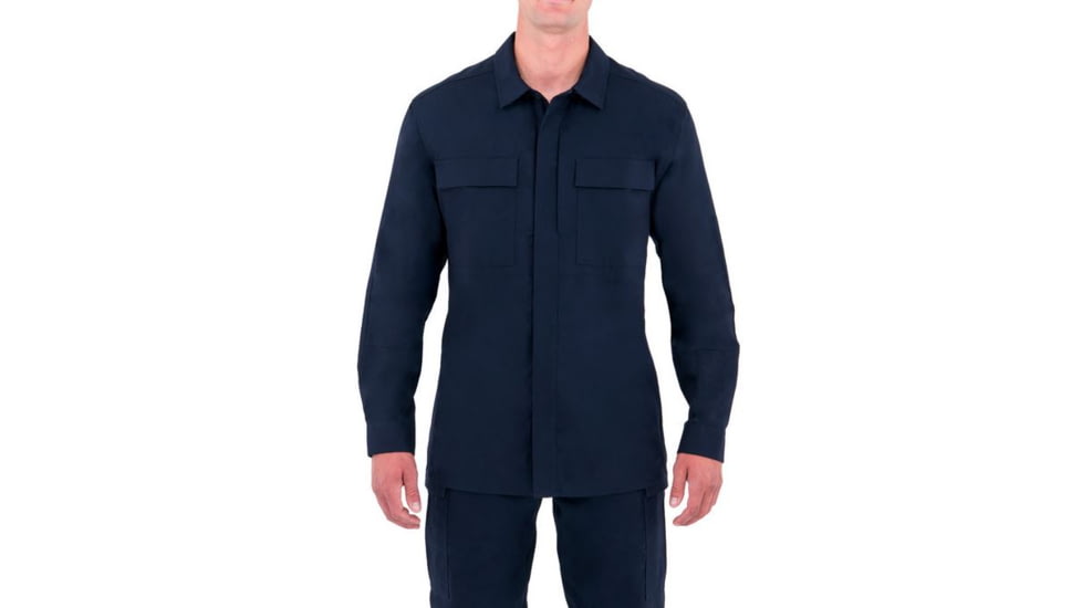 First Tactical Mens Tactix L/S Bdu Shirt, Midnight Navy, 4XL Regular 111001-729-4XL-R