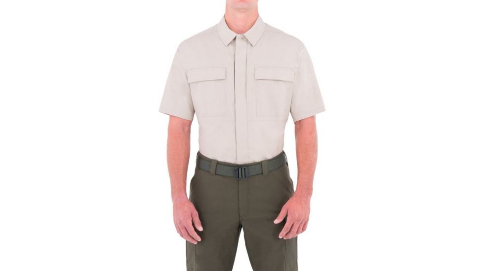 First Tactical Mens Tactix S/S Bdu Shirt, Khaki, 4XL Regular 112004-055-4XL-R