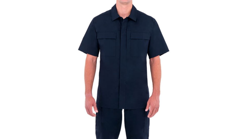 First Tactical Mens Tactix S/S Bdu Shirt, Midnight Navy, 4XL Regular 112004-729-4XL-R