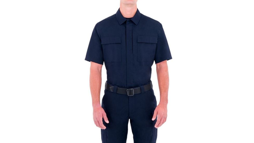 First Tactical Mens Tactix S/S Bdu Shirt, Midnight Navy, 4XL Regular 112004-729-4XL-R