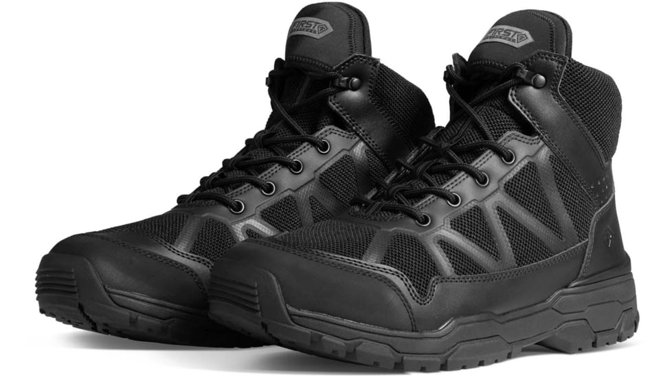 First Tactical Operator Mid 5in Boots - Mens, Black, 15, Wide, 165061-019-15-W