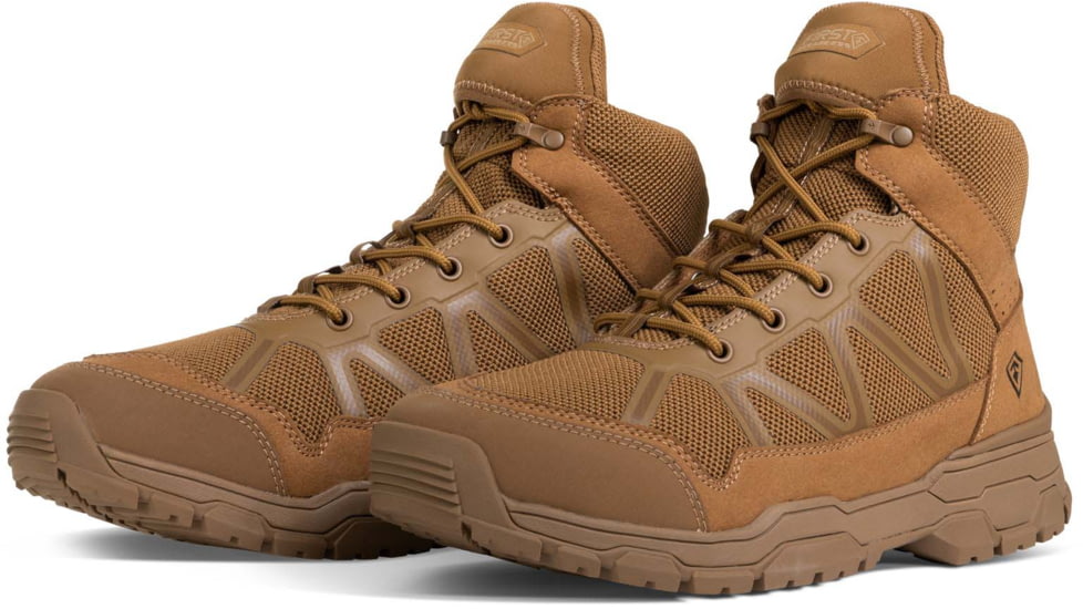 First Tactical Operator Mid 5in Boots - Mens, Coyote Brown, 4, Regular, 165061-060-4-R