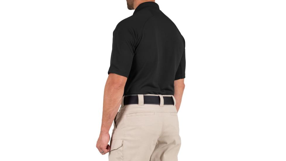 First Tactical Performance Short Sleeve Polo - Men's, Tall, Black, 2XL, 112509-019-XXL-T