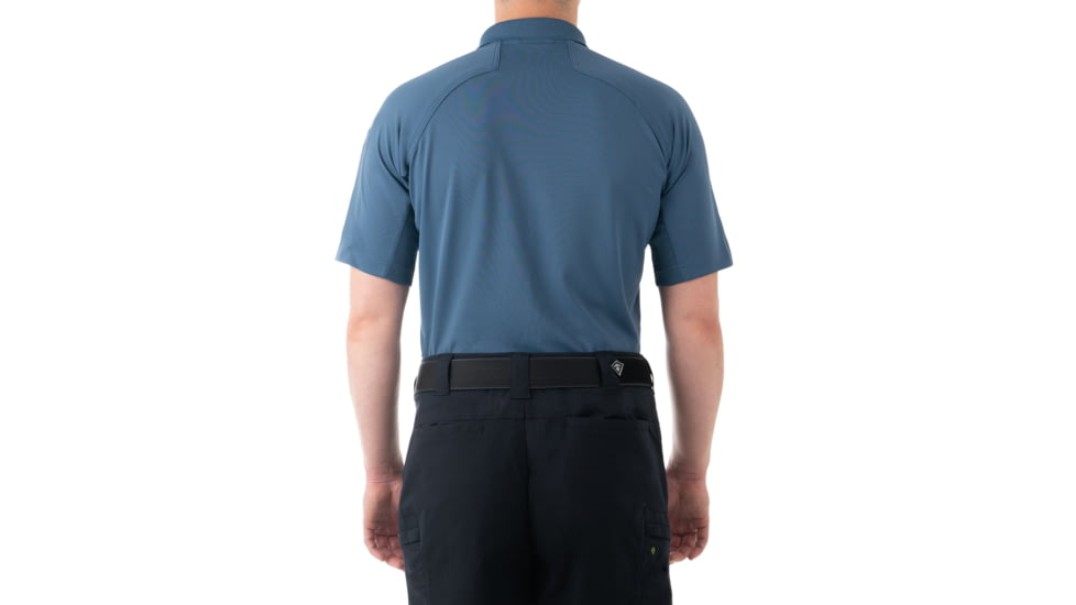 First Tactical Performance Short Sleeve Polo - Mens, French Blue, Tall/2XL, 112509-484-XXL-T