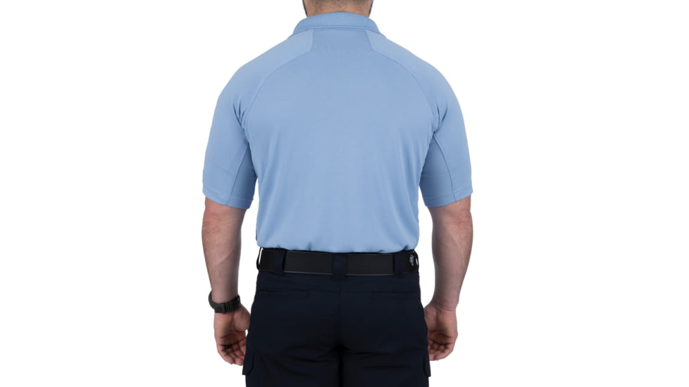 First Tactical Performance Short Sleeve Polo - Men's, Tall, Medium Blue, 2XL, 112509-781-XXL-T