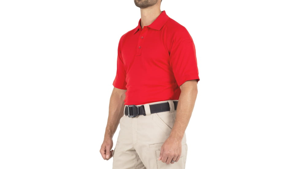 First Tactical Performance Short Sleeve Polo - Men's, Tall, Red, 3XL, 112509-400-3XL-T