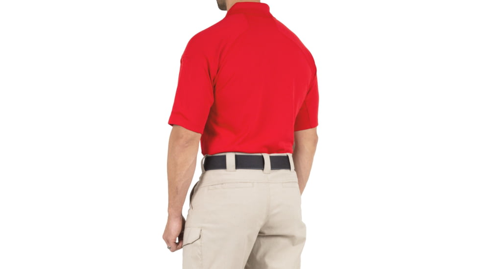 First Tactical Performance Short Sleeve Polo - Mens, Red, Tall/3XL, 112509-400-3XL-T