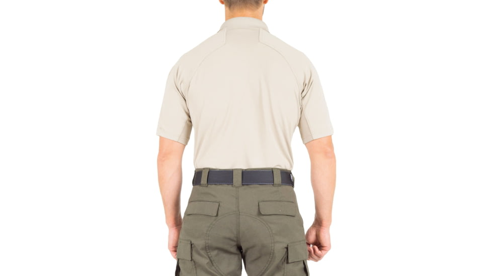 First Tactical Performance Short Sleeve Polo - Men's, Tall, Silver Tan, 2XL, 112509-065-XXL-T