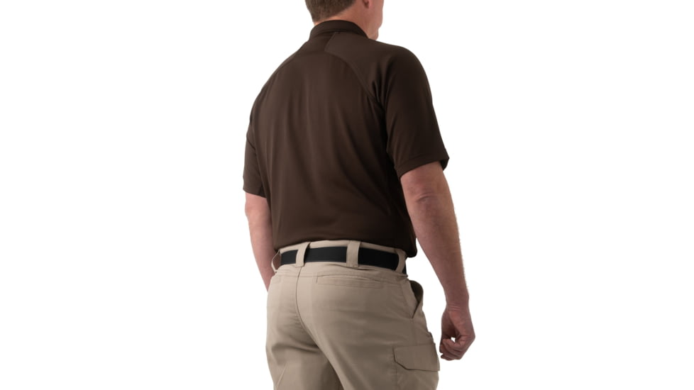 First Tactical Performance Short Sleeve Polo - Mens, Tall, Kodiak Brown, 6XL, 112509-182-6XL-T
