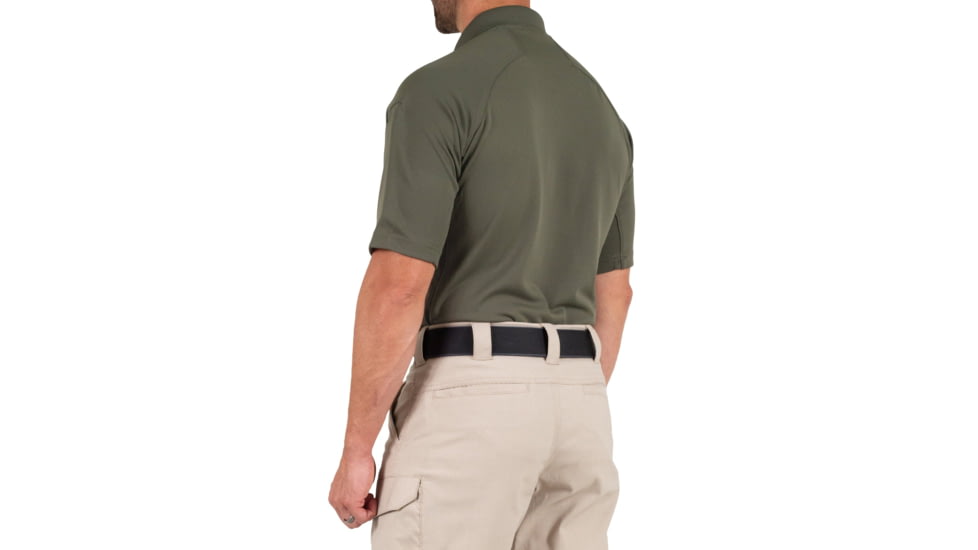 First Tactical Performance Short Sleeve Polo - Mens, Tall, OD Green, 6XL, 112509-830-6XL-T