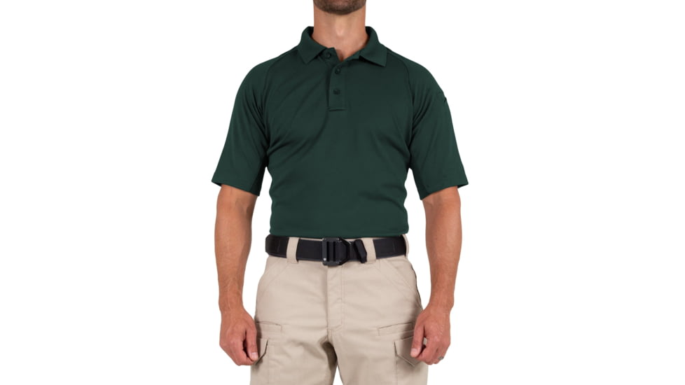 First Tactical Performance Short Sleeve Polo - Mens, Tall, Spruce Green, 6XL, 112509-812-6XL-T