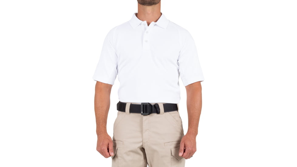 First Tactical Performance Short Sleeve Polo - Mens, Tall, White, 6XL, 112509-010-6XL-T