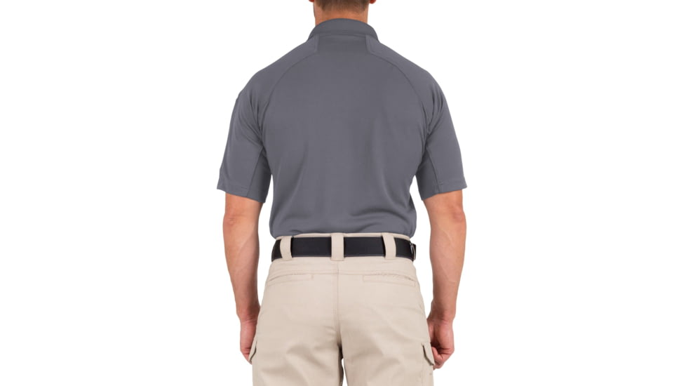 First Tactical Performance Short Sleeve Polo - Mens, Tall, Wolf Grey, 5XL, 112509-036-5XL-T