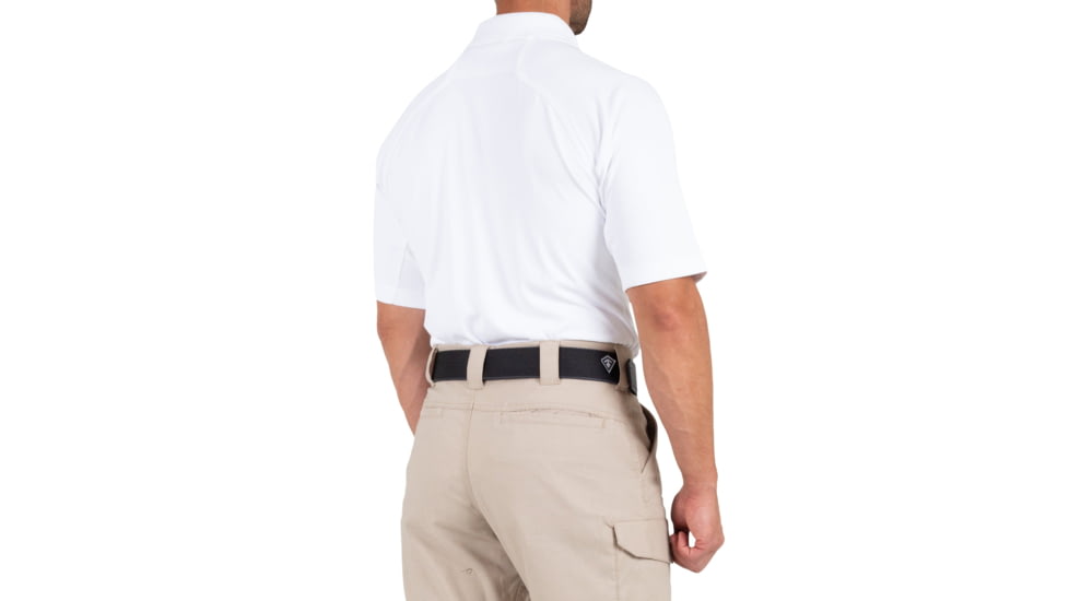 First Tactical Performance Short Sleeve Polo - Men's, Tall, White, 2XL, 112509-010-XXL-T