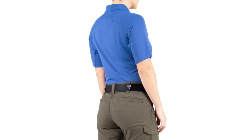 First Tactical Performance Short Sleeve Polo - Womens, Academy Blue, Extra Large, 122509-691-XL