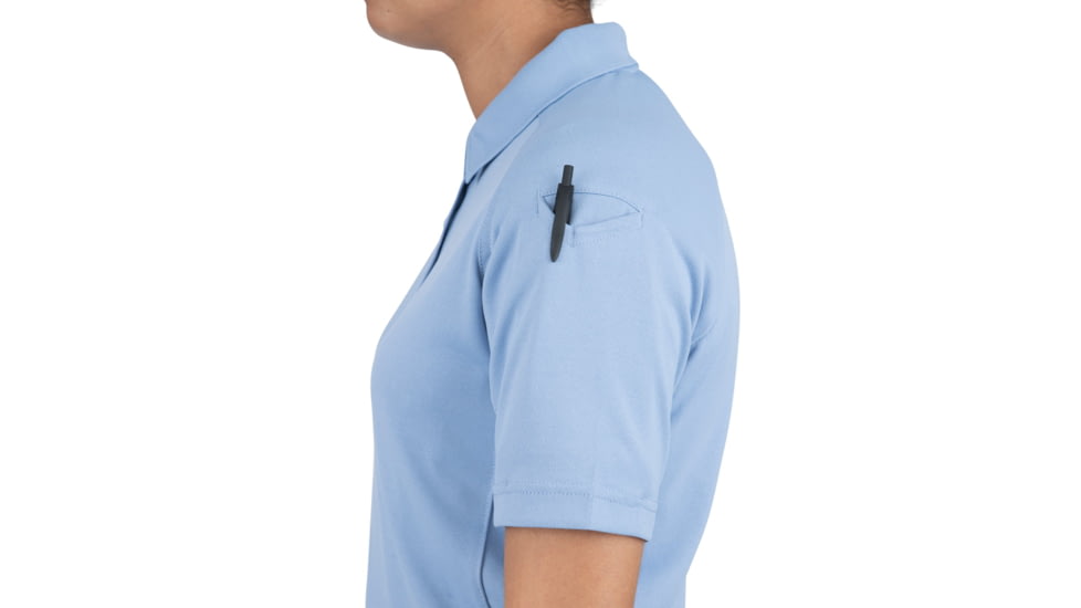 First Tactical Performance Short Sleeve Polo - Womens, Medium Blue, Large, 122509-781-L