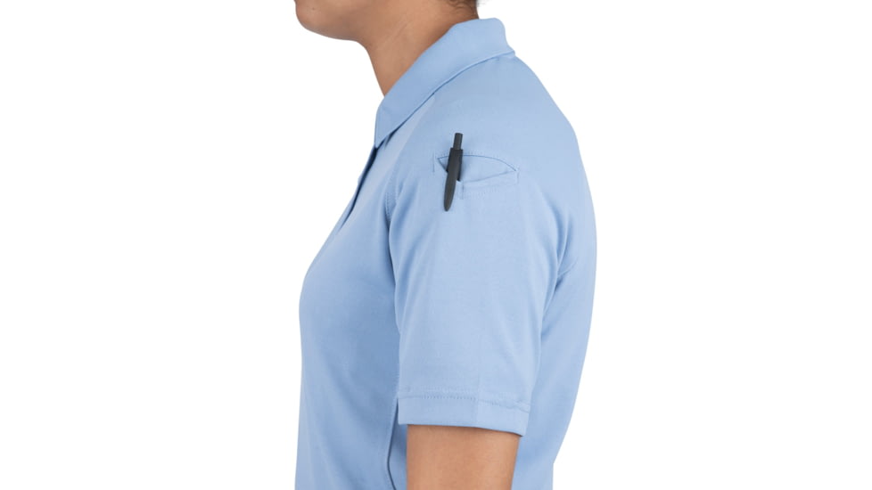 First Tactical Performance Short Sleeve Polo - Womens, Medium Blue, 3XL, 122509-781-3XL