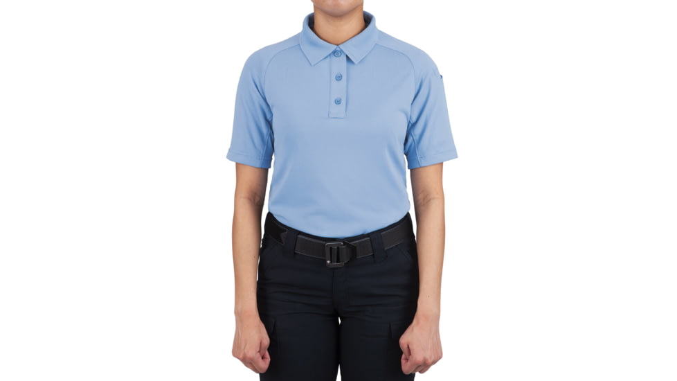 First Tactical Performance Short Sleeve Polo - Womens, Medium Blue, 3XL, 122509-781-3XL