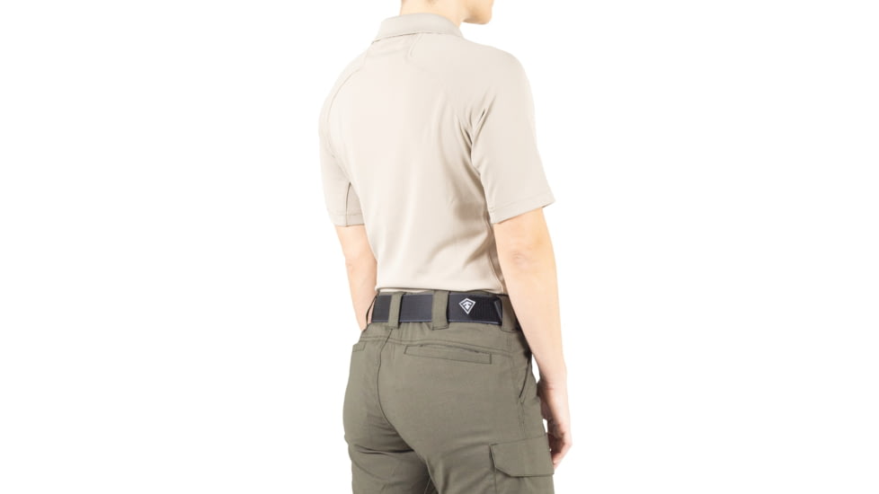 First Tactical Performance Short Sleeve Polo - Womens, Silver Tan, Small, 122509-065-S