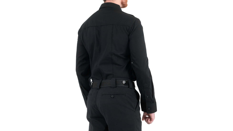 First Tactical Pro Duty Unifrom Long Sleeve Shirt - Mens, Regular, Black, Extra Large, 111011-019-XL-R