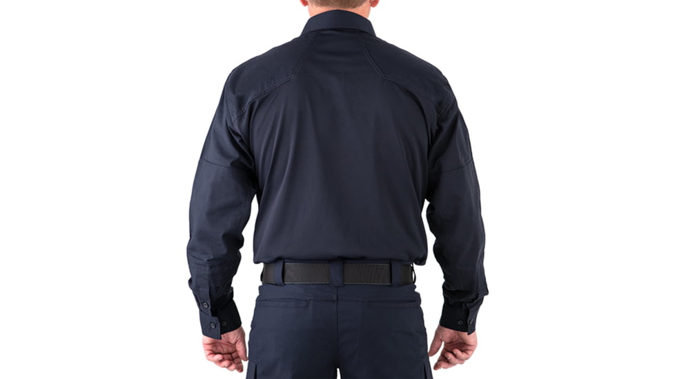 First Tactical V2 PRO Performance Shirt - Mens, Midnight Navy, Small, R, 111015-729-S-R