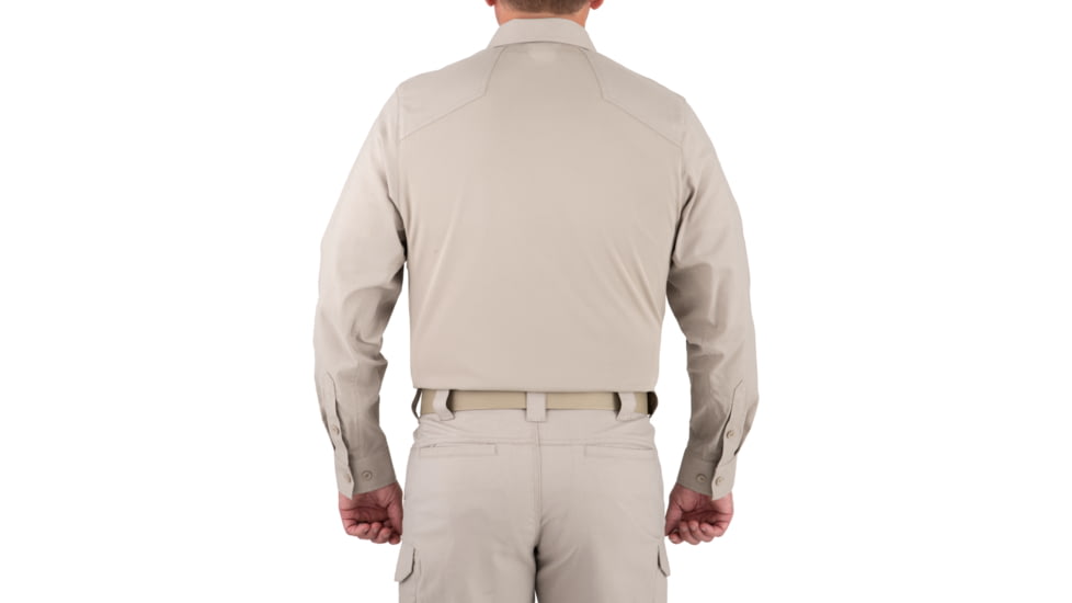 First Tactical V2 PRO Performance Shirt - Mens, Silver Tan, Small, R, 111015-065-S-R