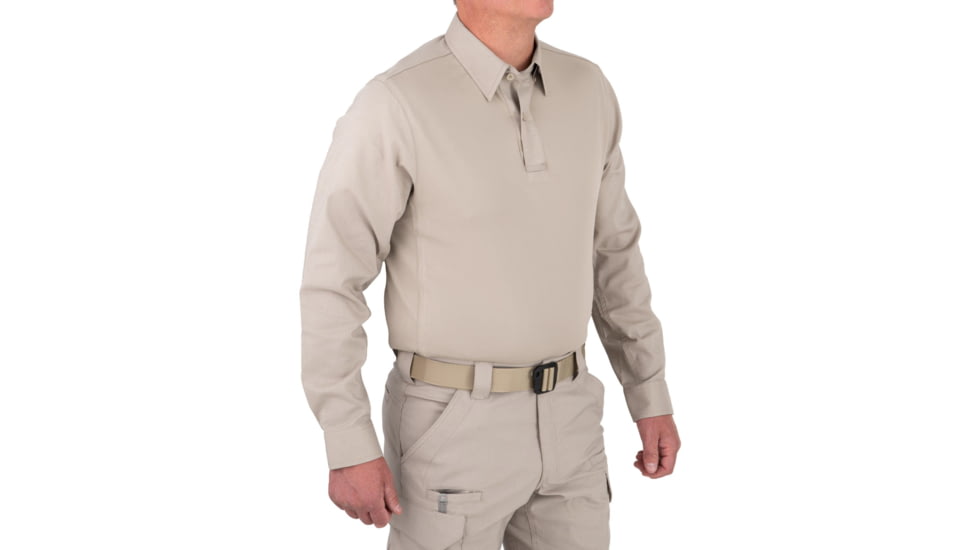 First Tactical V2 PRO Performance Shirt - Mens, Silver Tan, Small, R, 111015-065-S-R