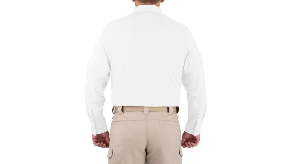 First Tactical V2 PRO Performance Shirt - Mens, White, Large, R, 111015-010-L-R