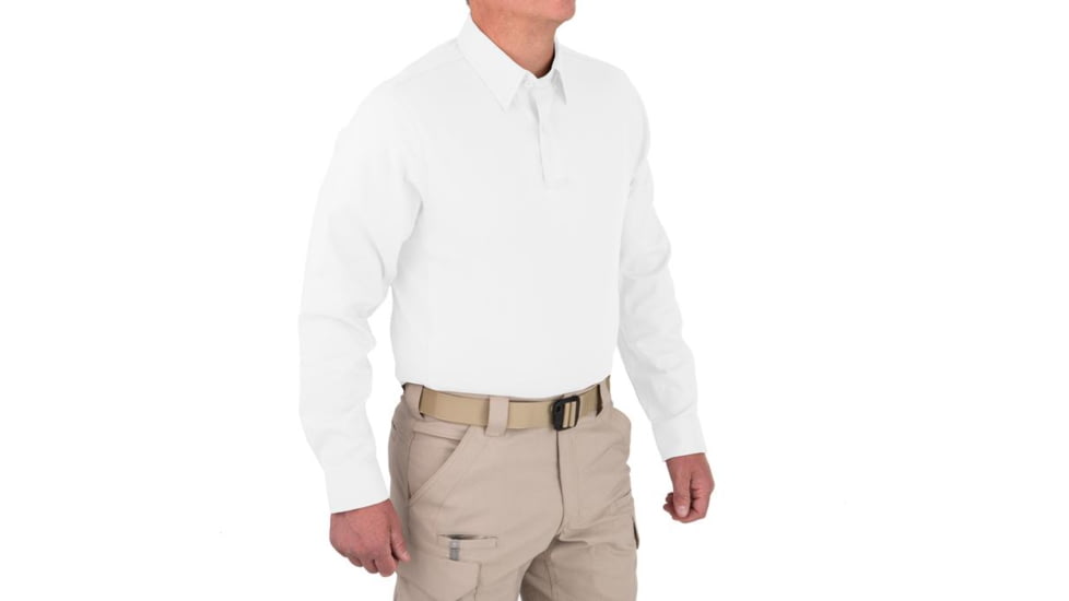 First Tactical V2 PRO Performance Shirt - Mens, White, Large, R, 111015-010-L-R